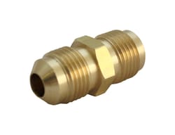 JMF Company 1/2 in. Flare X 3/8 in. D Flare Brass Reducing Union