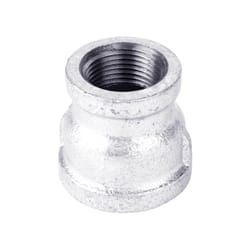 STZ Industries 1/2 in. FIP each X 3/8 in. D FIP Galvanized Malleable Iron Reducing Coupling