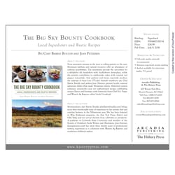 Arcadia Publishing The Big Sky Bounty Cookbook History Book