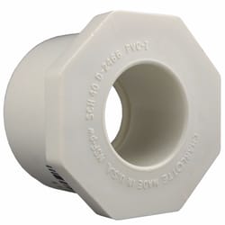 Charlotte Pipe Schedule 40 1-1/2 in. Slip X 1/2 in. D Slip PVC Reducing Bushing