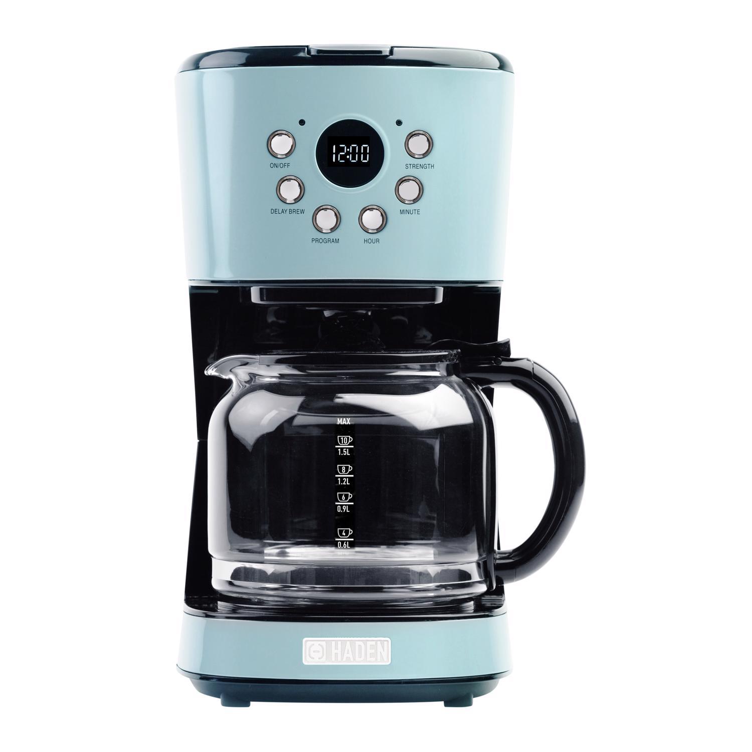 Haden 12 cups Turquoise Coffee Maker Sansujyuku sansujyuku.com