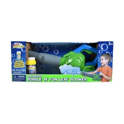 Maxx Bubbles Toy Bubble Leaf Blower Green/Blue/Gray