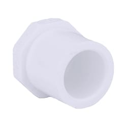 Charlotte Pipe Schedule 40 1/2 in. Spigot X 1/2 in. D Slip PVC Plug 1 pk