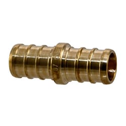 SharkBite Push to Connect 1 in. Barb X 1 in. D Barb Brass Coupling