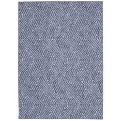 Linon Home Decor Peekay 2 ft. W X 3 ft. L Gray/Ivory Polyester Area Rug