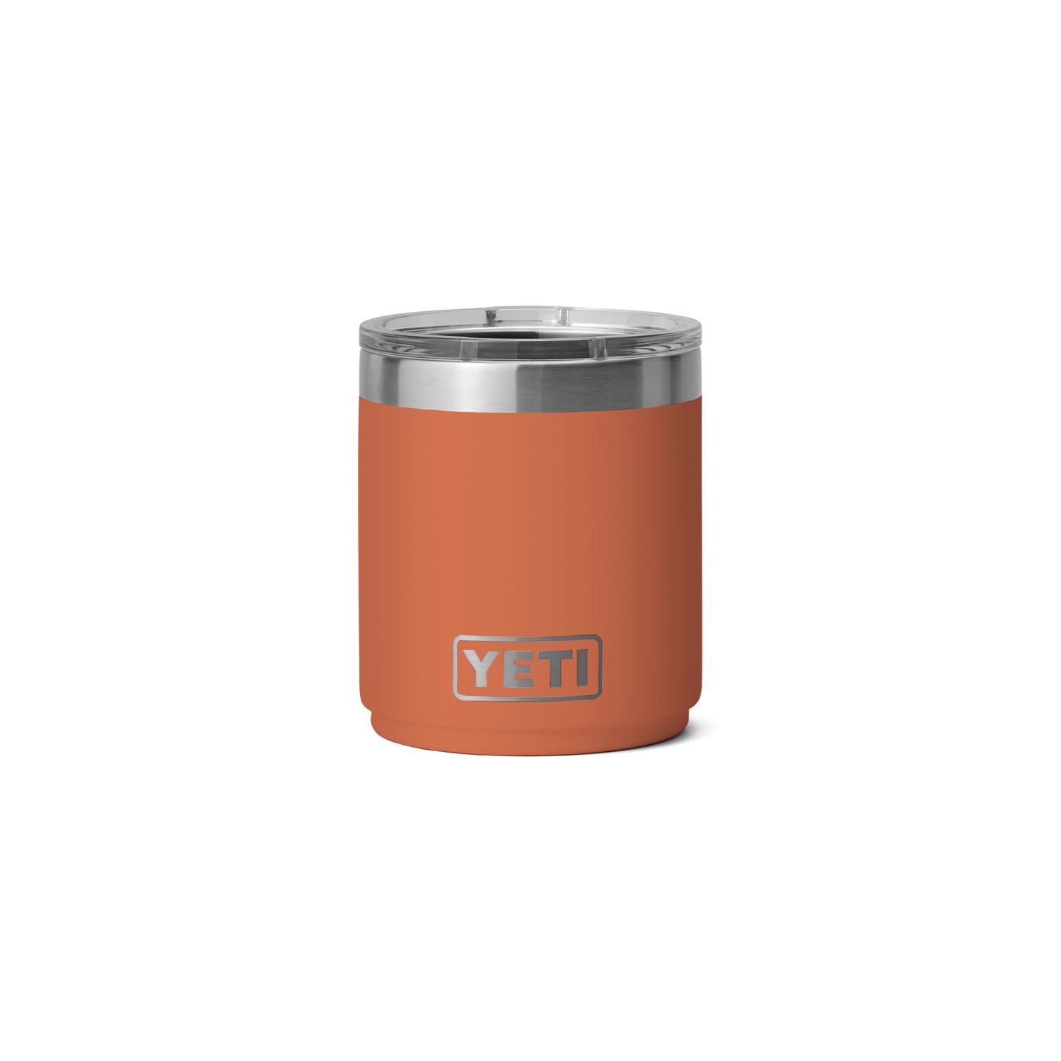 YETI Rambler 10 oz Lowball Coral BPA Free Tumbler 