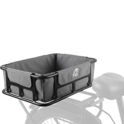 Retrospec Steel Rear Rack EBike Basket and Basket Liner Black