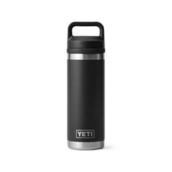 YETI Rambler 18 oz Black BPA Free Bottle with Straw Cap