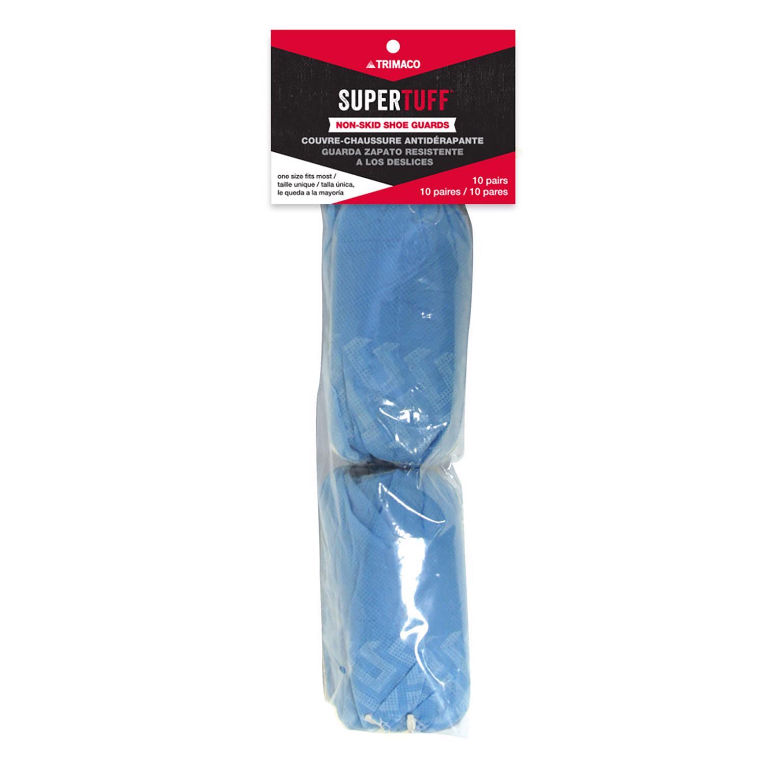 Trimaco SuperTuff Unisex Shoe Cover One Size Fits All Blue 10 pair Mfr 54310 6 Ace Hardware