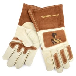 Forney 12.625 in. Cowhide Welding Gloves 1 pk