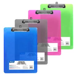 Bazic Products Letter Size Plastic Clipboard