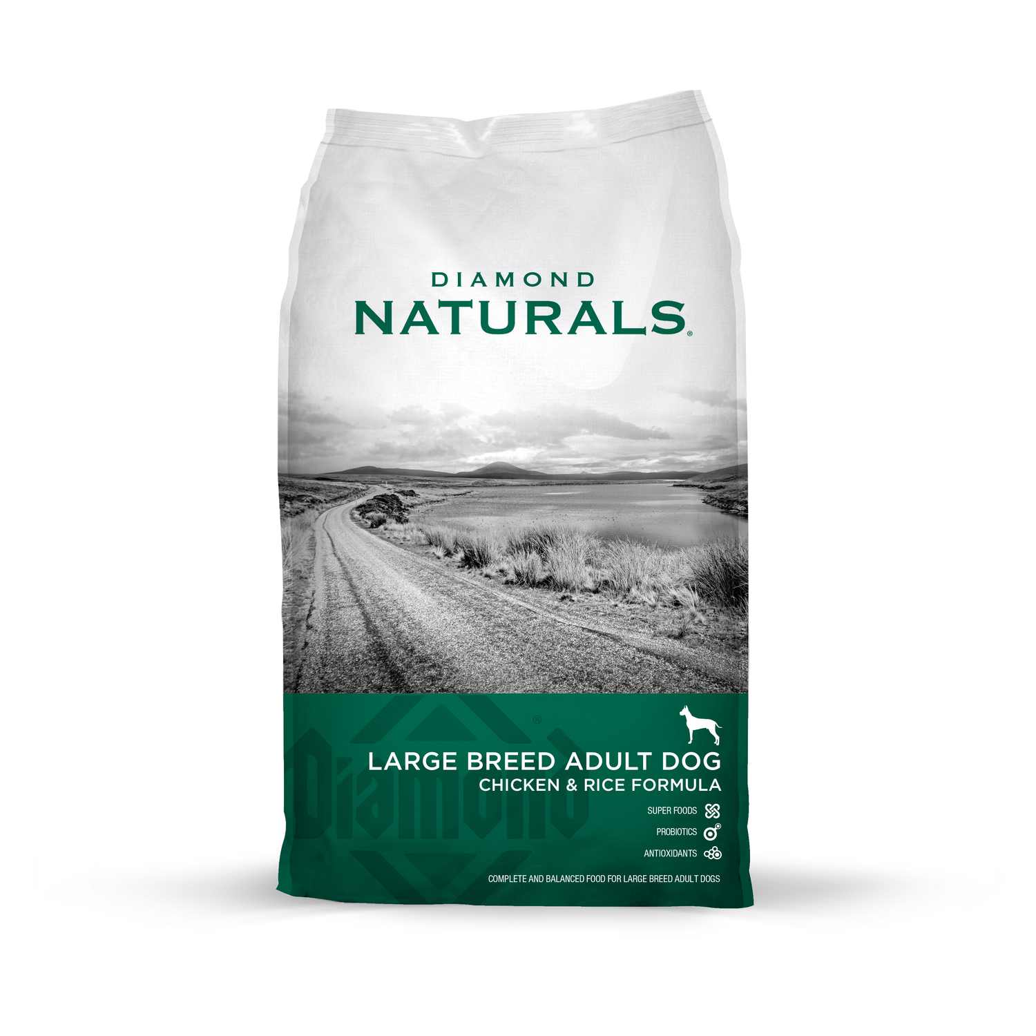 Photos - Other interior and decor Diamond Naturals Adult Chicken and Rice Dry Dog Food 40 lb 838 