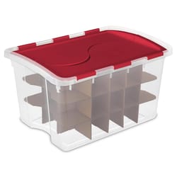 Sterilite 40 in. Clear Wrapping Paper Storage Container 41.38 in