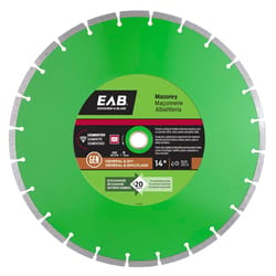 Exchange-A-Blade 14 in. D X 1 in. Diamond Segmented Rim Diamond Saw Blade 1 pk