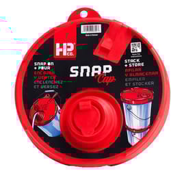 Handy 7 in. W X 7.75 in. L Red Silicone Paint Can Lid