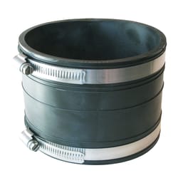 Fernco Schedule 40 4 in. Socket X 4 in. D Socket PVC Flexible Coupling