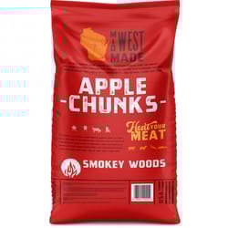 Smokey Woods All Natural Apple Wood Smoking Chunks 350 cu in