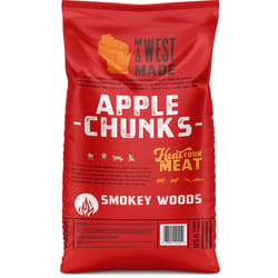 Smokey Woods All Natural Apple Wood Smoking Chunks 350 cu in