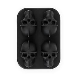 Foster & Rye Skull Black Silicone Ice Molds