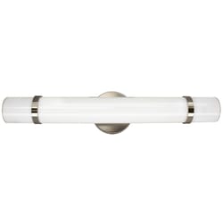 MaxLite Brushed Nickel White 0 lights LED Vanity Light Wall Mount