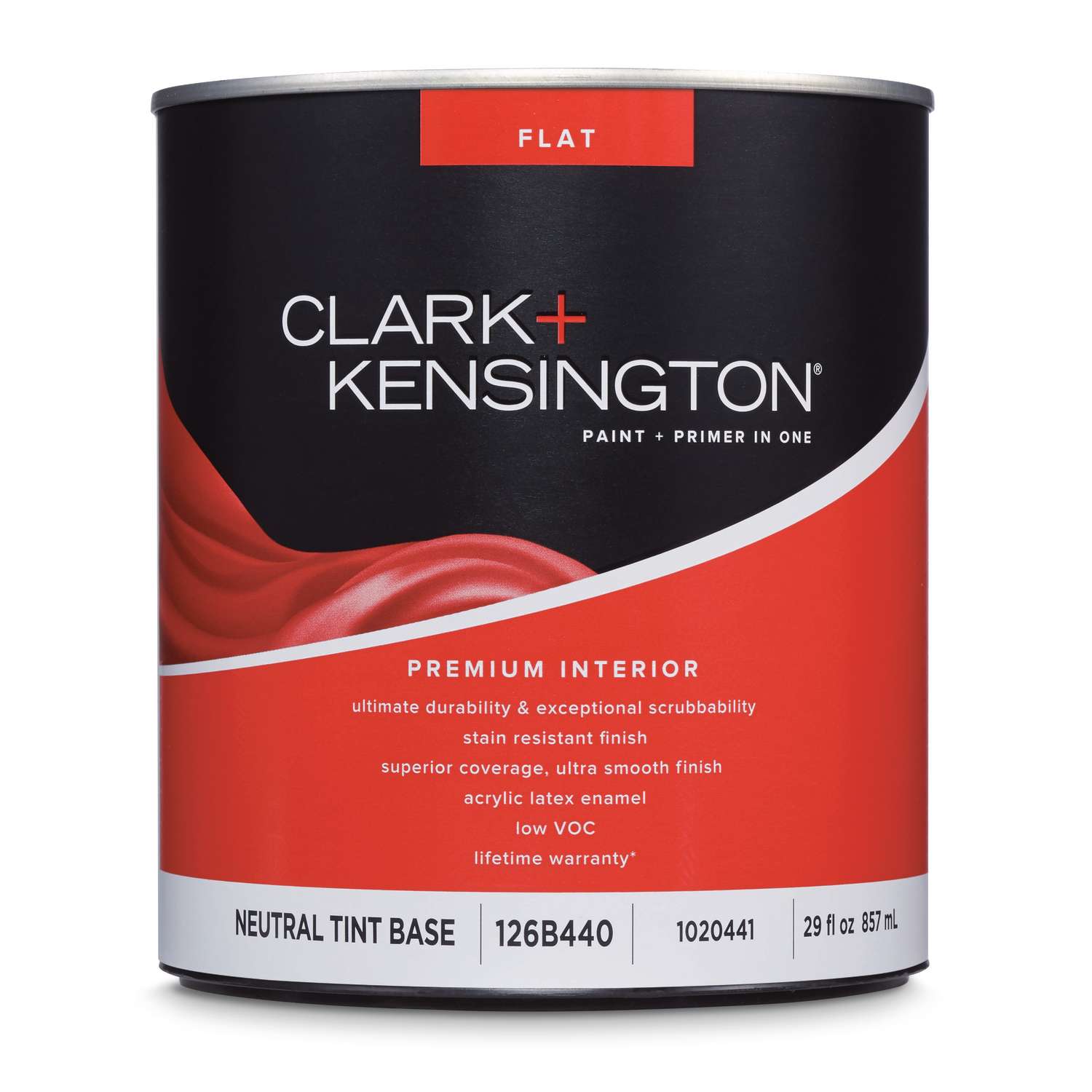 Clark+Kensington Flat Tint Base Neutral Base Acrylic Latex Paint