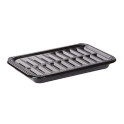 Range Kleen Porcelain Broiler Pan and Grill 8.625 in. W X 13 in. L