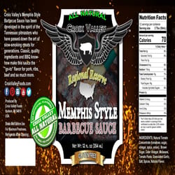 Croix Valley Foods Memphis Style BBQ Sauce 12 oz