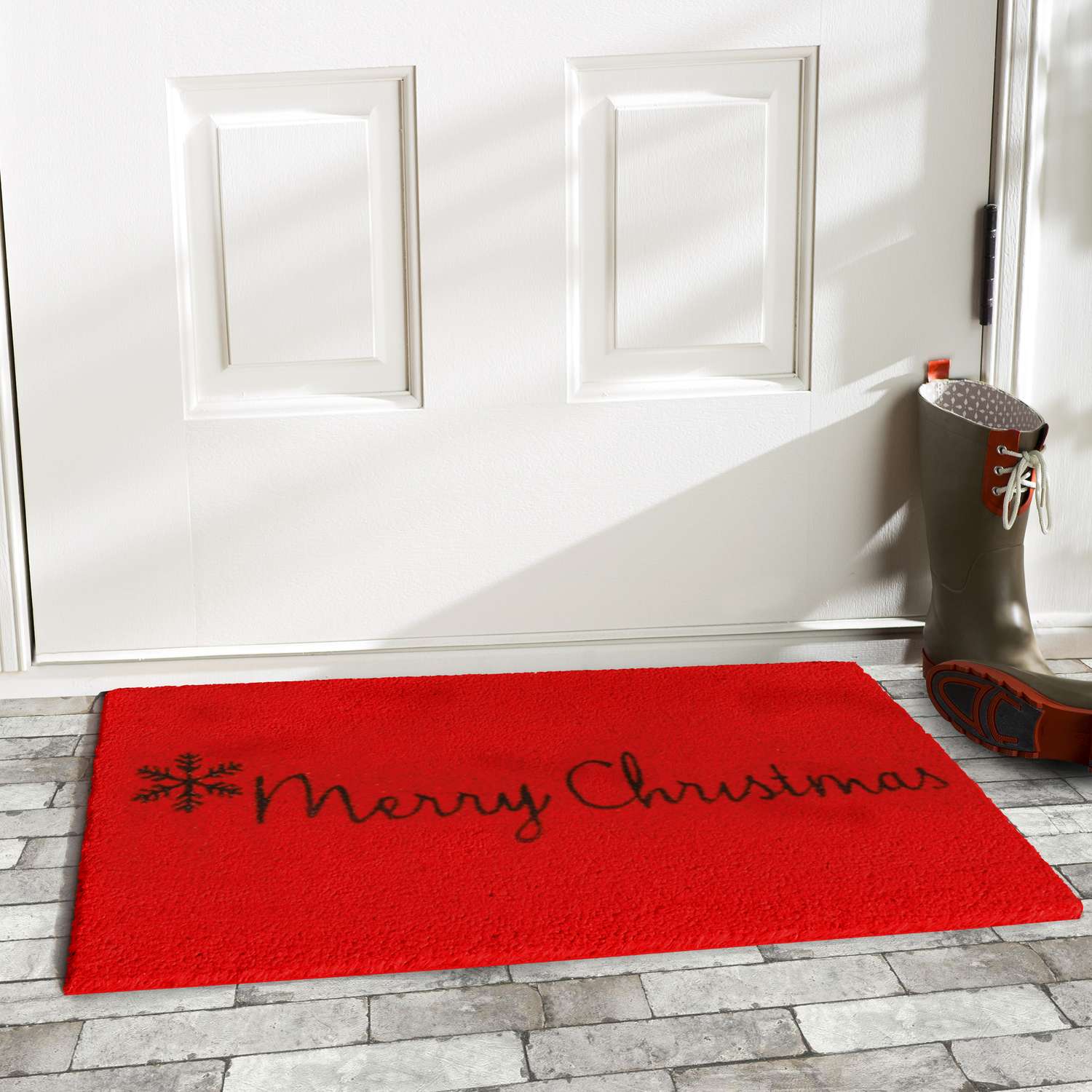 Let It Snow Christmas Doormat 29 x 17