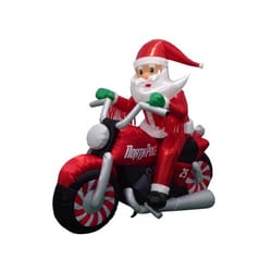 Gemmy Airblown LED Santa on Motorcycle 6 ft. Inflatable
