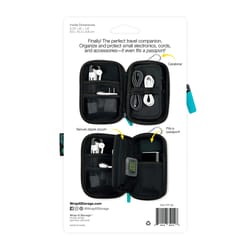 Wrap-It Storage World Traveler Black Tech Accessory Organizer
