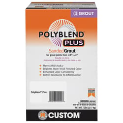 Custom Building Products Polyblend Plus Indoor and Outdoor Arctic White Sanded Grout 7 lb