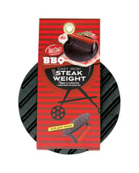 TableCraft BBQ Gray Cast Iron Steak Weight w/Handle