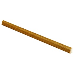 Inteplast Building Products 9/16 in. H X 1/4 in. W X 8 ft. L Prefinished Russet Polystyrene Trim