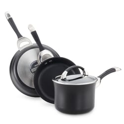 Circulon Symmetry Aluminum Cookware Set Black