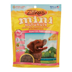 Zuke's All Natural Mini Roasted Pork Treats For Dog 7.75 in. 1 pk