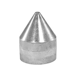 Yardlink Silver Aluminum Chain Link Bullet Cap 1 pk