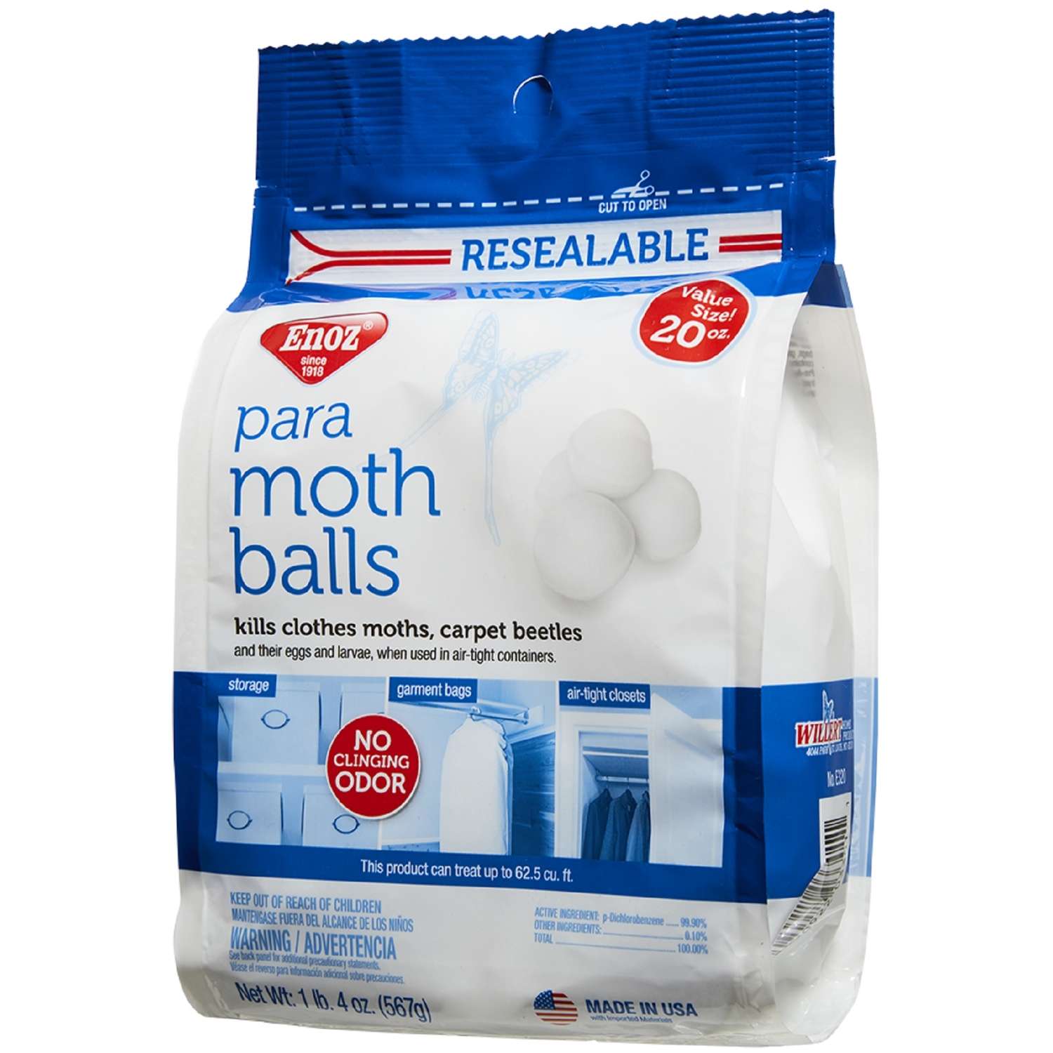 High-Performance Clothes & Carpet Moth Trap Refills - 6 Pack