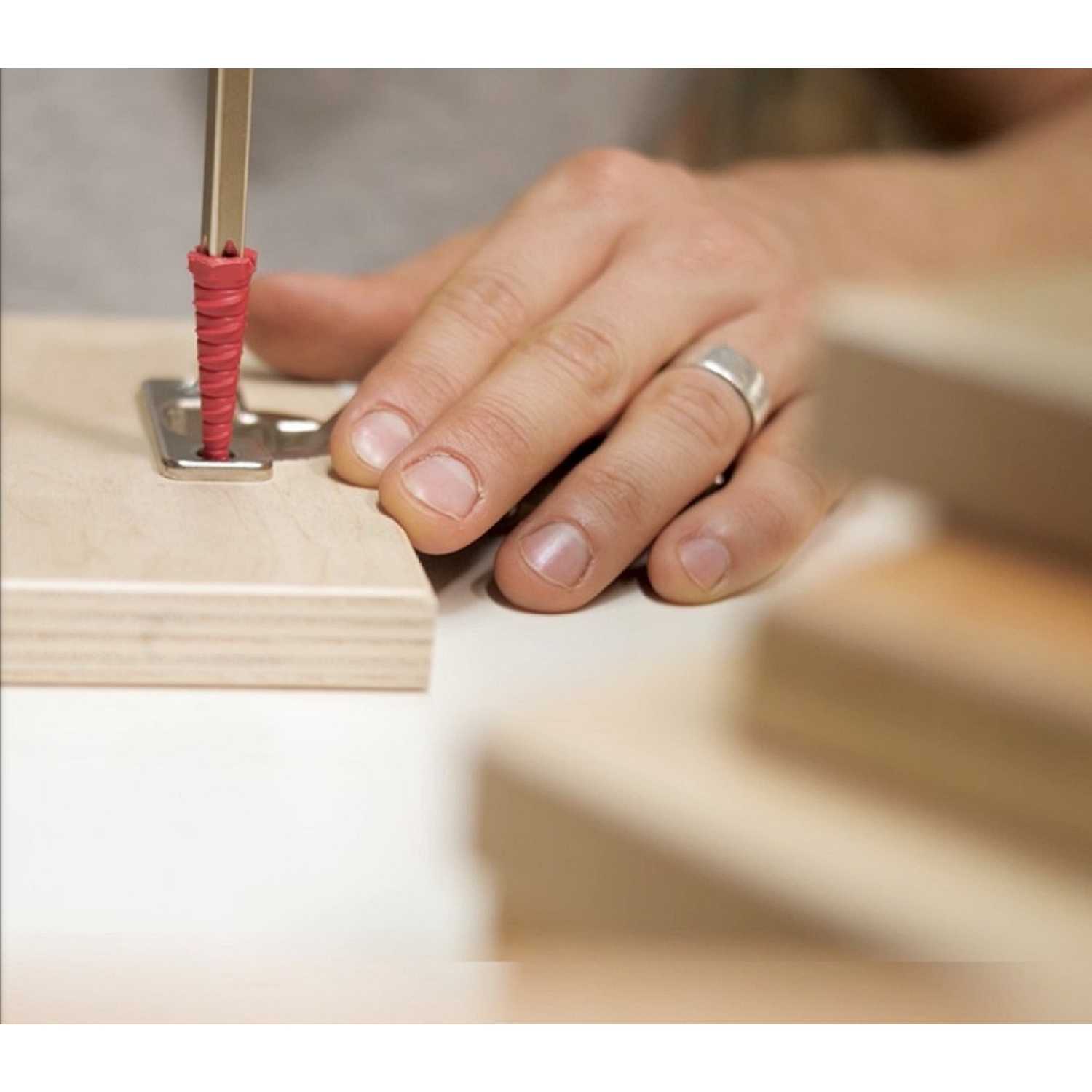 ScrewitAgain 1/4 in. Dia. x 2 in. L Polypropylene Hex Head Wood