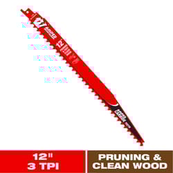 Diablo Amped Demo Demon 12 in. Carbide Tipped Reciprocating Saw Blade 3 TPI 1 pk