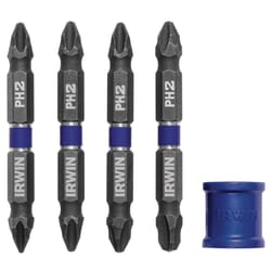 Irwin Impact Performance Series Phillips 2-3/8 in. L Double-Ended Screwdriver Bit Set Steel 5 pc