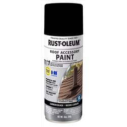 Rust-Oleum Roof Accessory Flat/Matte Carbon Black Spray Paint 12 oz