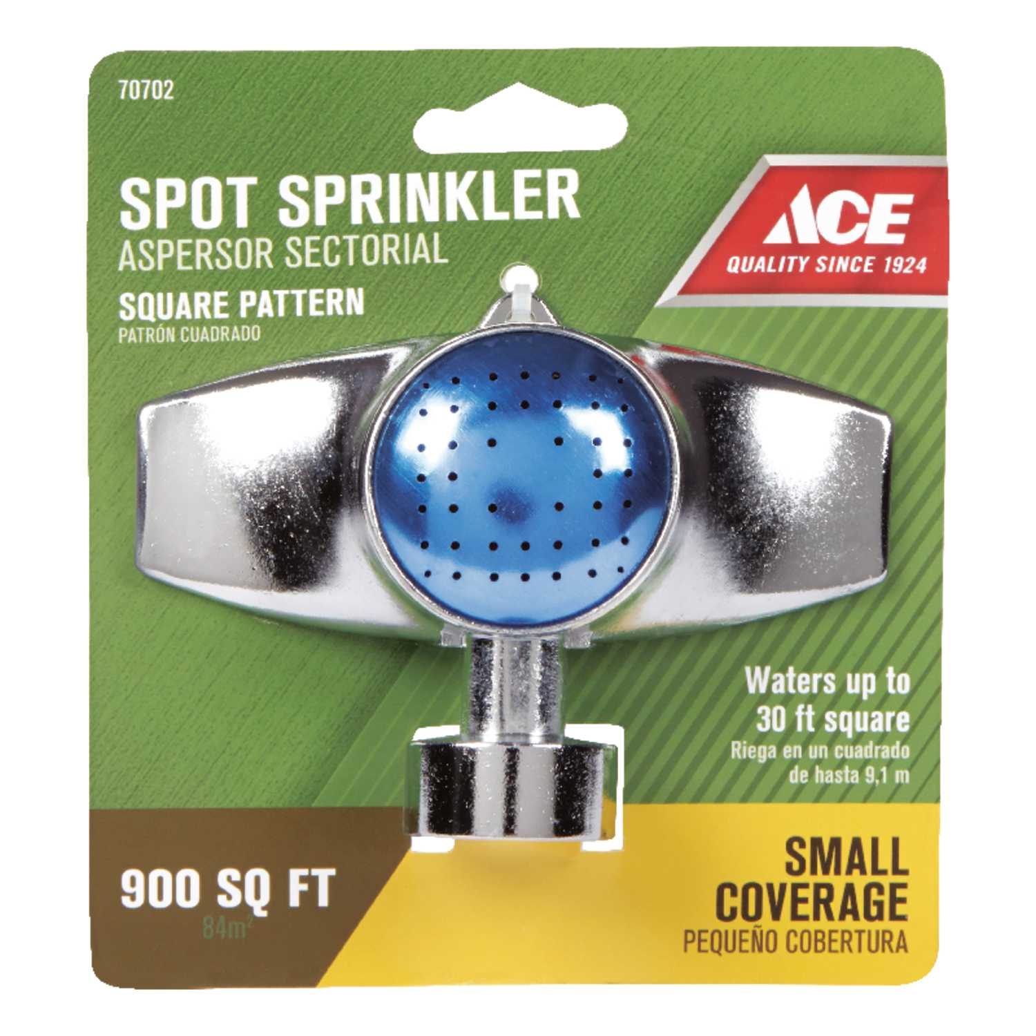 Ace Zinc Sled Base Spot Sprinkler 900 sq. ft. Ace Hardware