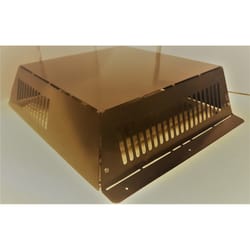 Wallecover 0.25 in. H X 25 in. W X 30 in. L Powder-Coated Brown Metal Wildlife Vent Cover