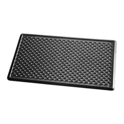 WeatherTech Indoor Mats 24 in to W X 39 in to L Black Thermoplastic Door Mat