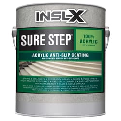 Insl-X Sure Step Flat White Water-Based Anti-slip Coating 1 gal