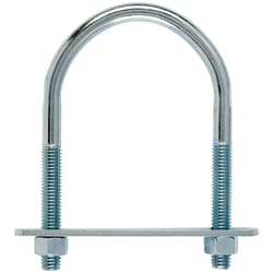 Hampton 1/2 in. X 3-1/2 in. W X 5-3/4 in. L Coarse Zinc-Plated Steel U-Bolt