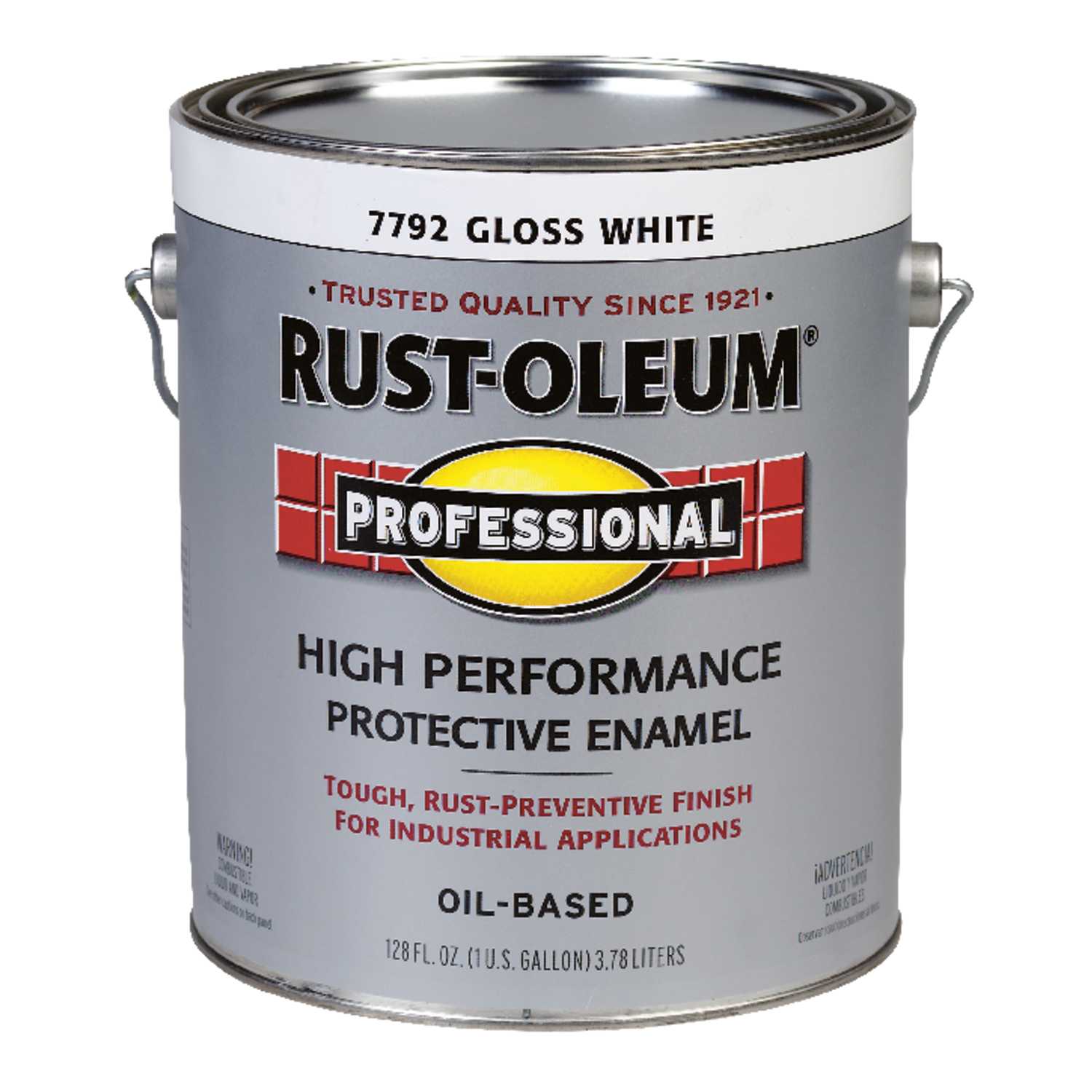 RustOleum Professional High Performance Gloss White Protective Enamel Indoor and Outdoor 450