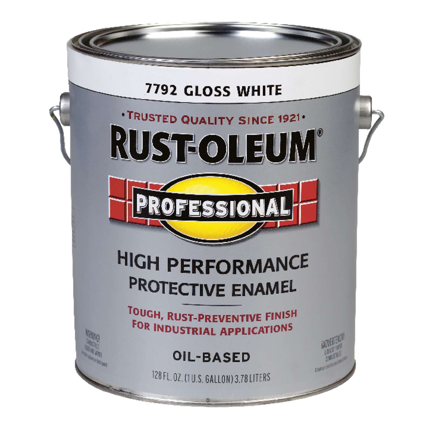 Rust-Oleum Professional Gloss White Oil-Based Alkyd Protective Enamel ...