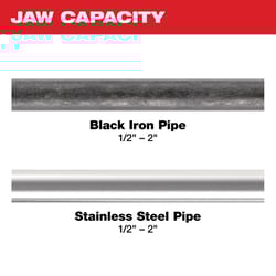Milwaukee M18 2 in. Press Jaw Kit Black 7 pc