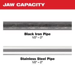 Milwaukee M18 2 in. Press Jaw Kit Black 7 pc